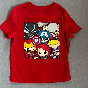 Old Navy Marvel Kids Red Graphic T-Shirt
